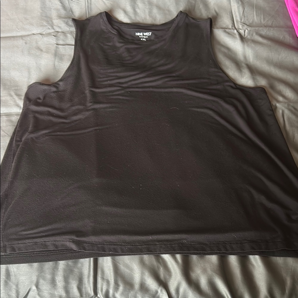 Nike Black Sleeveless Muscle Tee Relaxed Fit